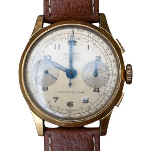 Montre Bracelet Chrono, Pontiac Support Choc Vintage, 1950ies