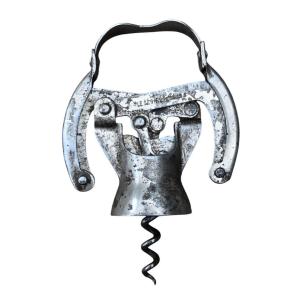 A Rare French Double Lever Corkscrew Marked “le Désire” Bte Sdgd