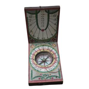 Wooden Sundial. 18th Century