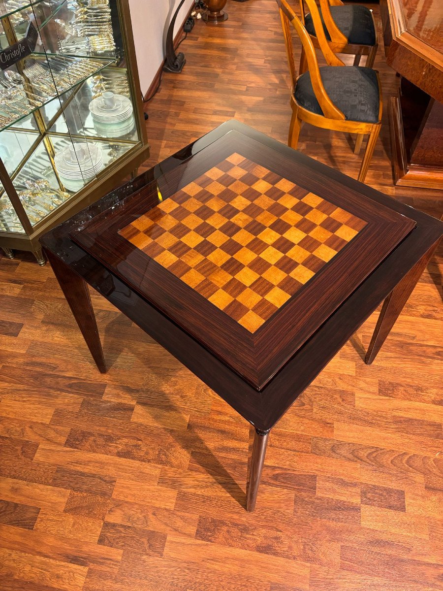 Table à Jeu Art Déco Vers 1930