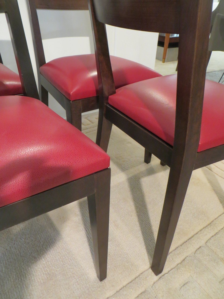 6 Chairs By Philippe Hurel-photo-2