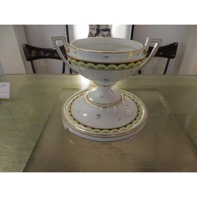 Coupe Porcelaine Viennoise Sur Socle