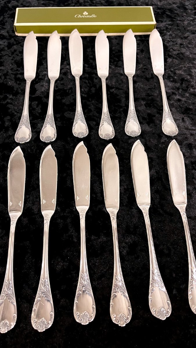 Christofle 12 Fish Cutlery Marly-photo-3