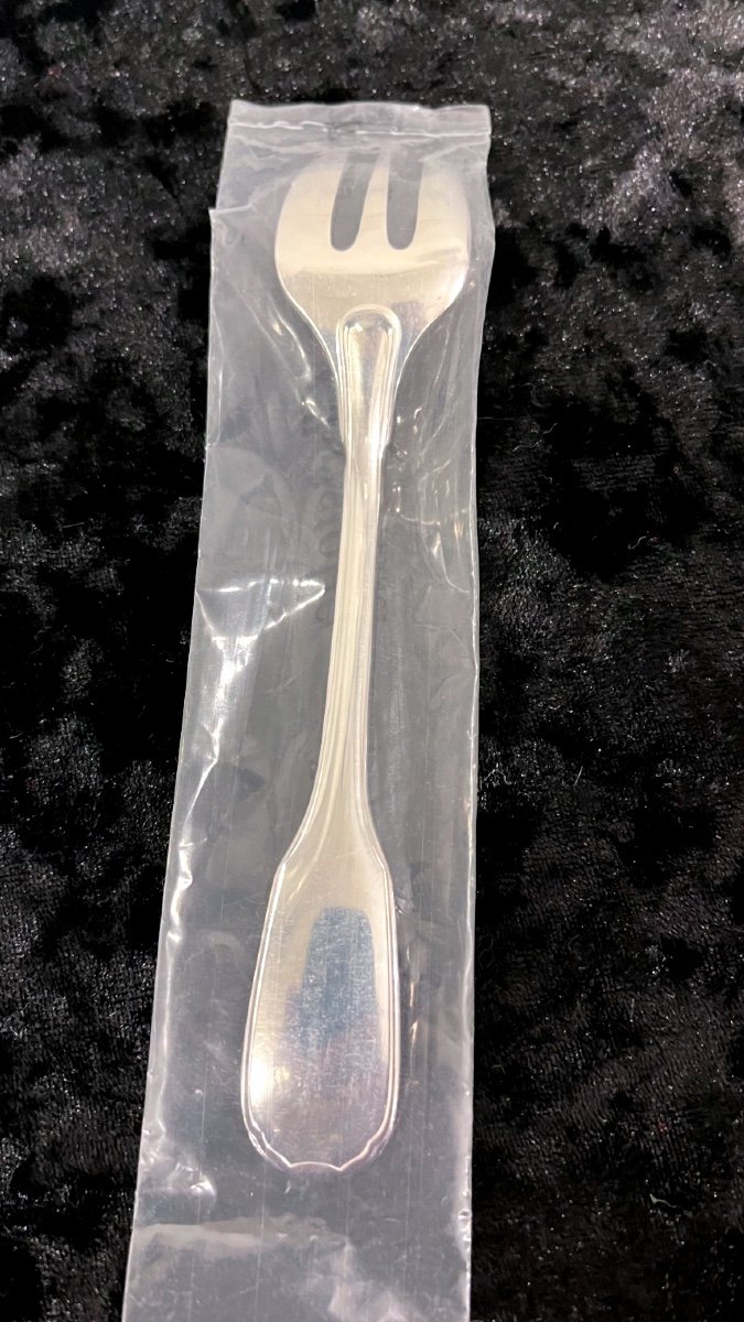 Christofle 12 Oyster Forks Versailles Model-photo-3