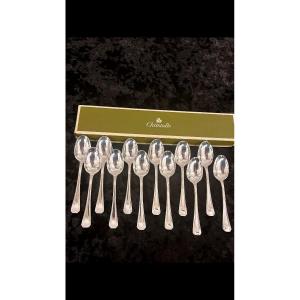 Christofle 12 Mocha Boréal Spoons