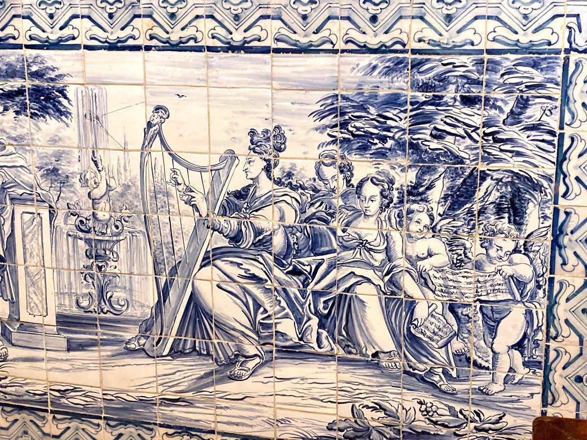 Important Azulejos Panel - XVIIIth-photo-2