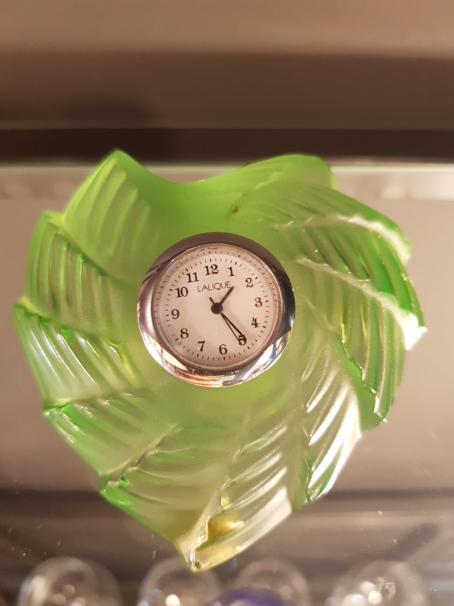 Lalique Horloge Pendulette Pendule