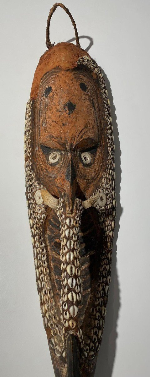 Masque Mwei Mwai Sepik Moyen Iatmul Papouasie-nouvelle-guinée - Art Océanie-photo-2