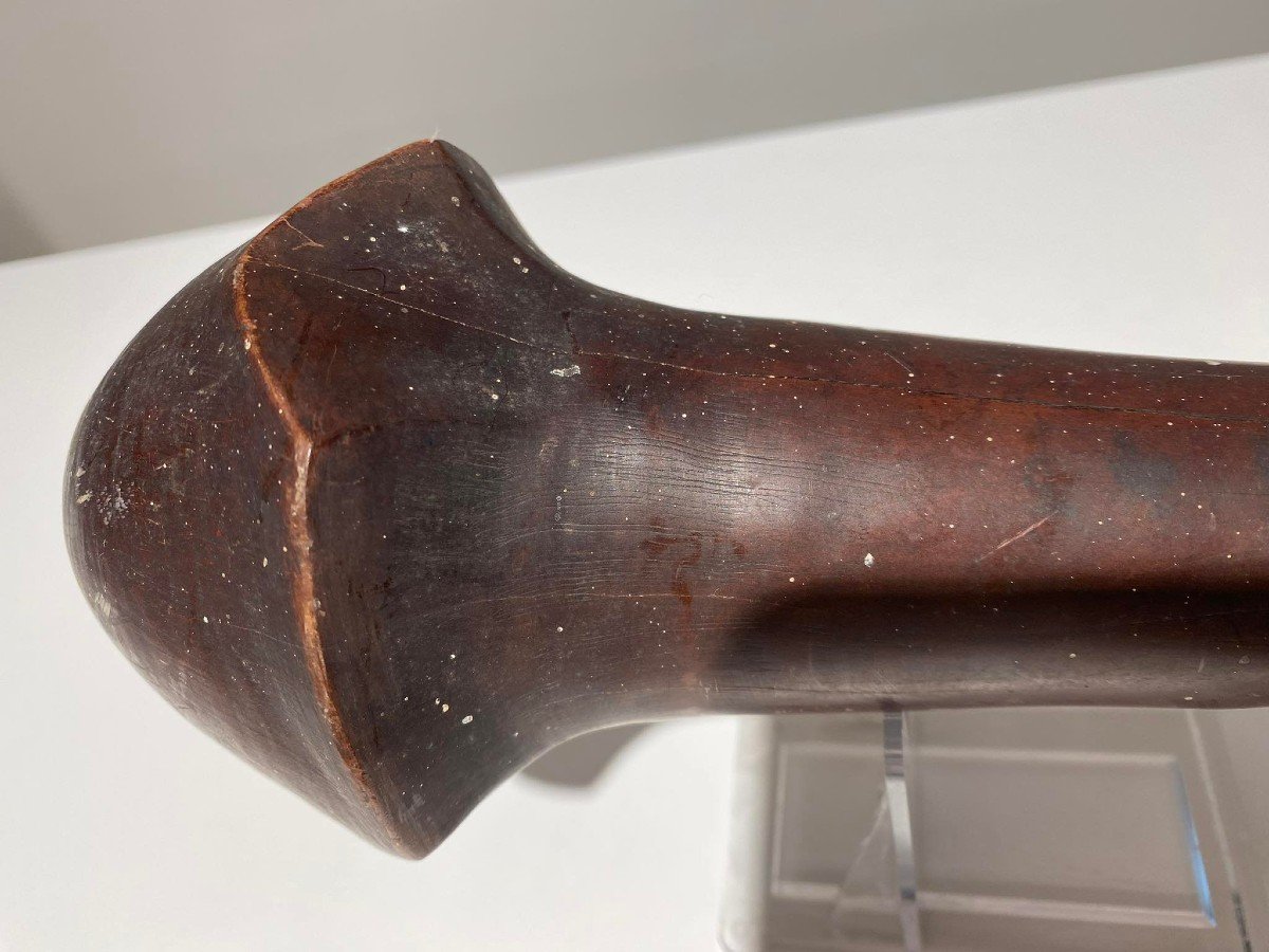 Impressive Kanak War Club - Art Oceania New Caledonia - 19th Century-photo-2