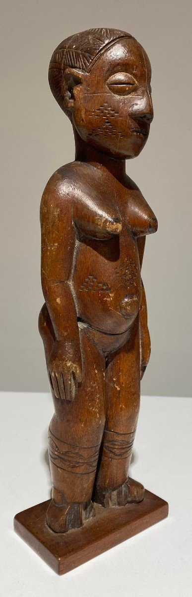 Ancienne Et Exceptionelle Statue Mangbetu De La Tribu Mangbetu - Dr Congo Région Uele-19ème