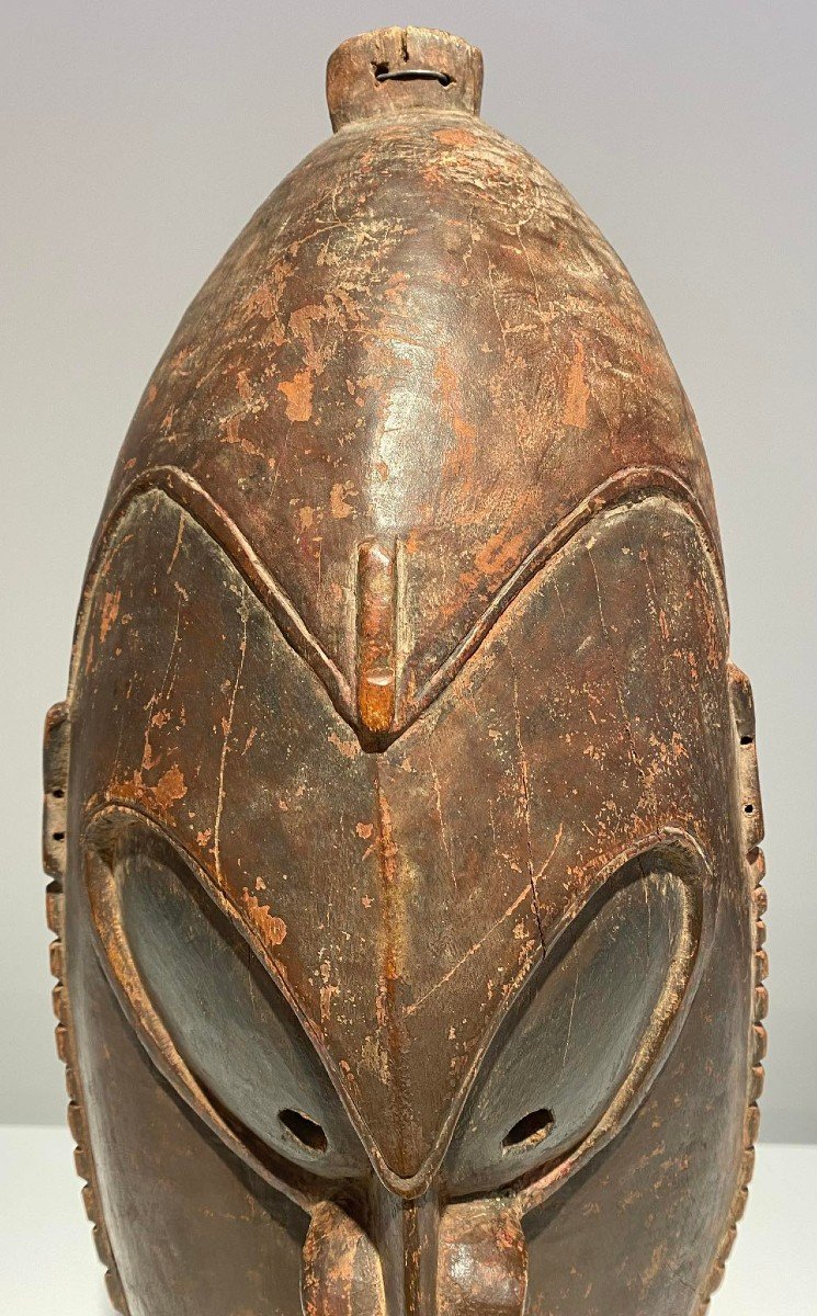 Ancient Mask Of The Brag Type, Area Of Murik/ Sepik / Ramu Papua New Guinea / Oceania Art-photo-3