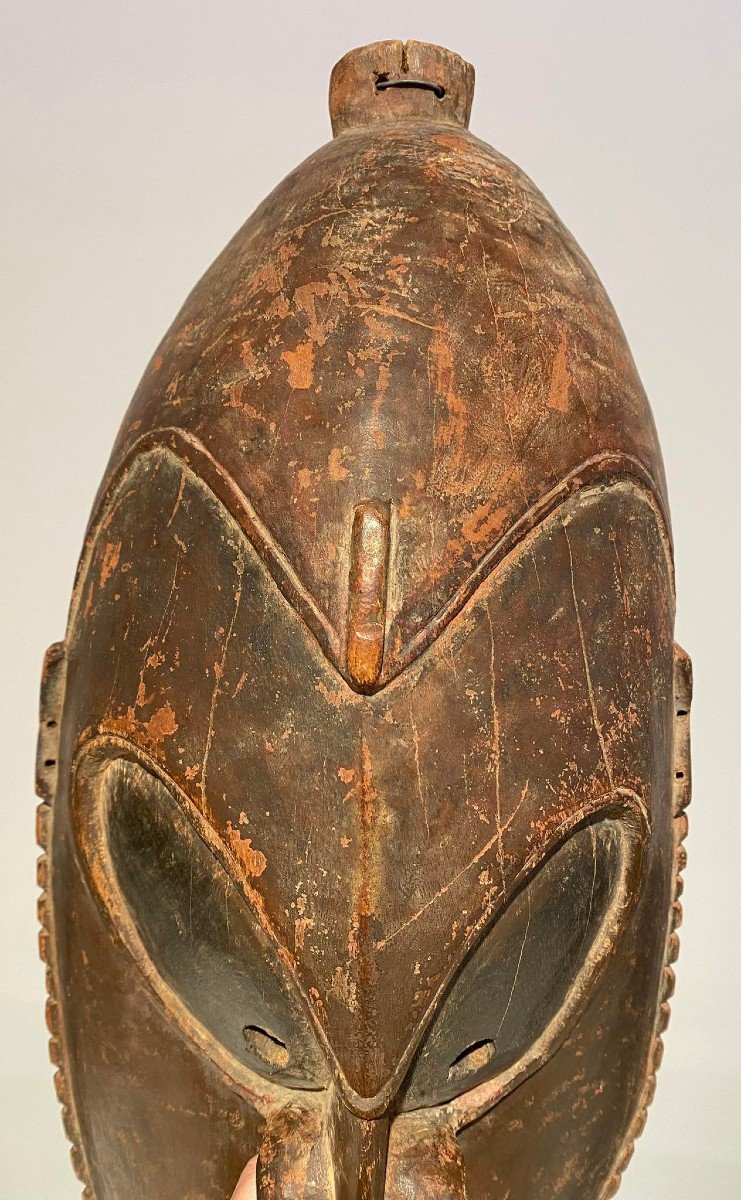 Ancient Mask Of The Brag Type, Area Of Murik/ Sepik / Ramu Papua New Guinea / Oceania Art-photo-8