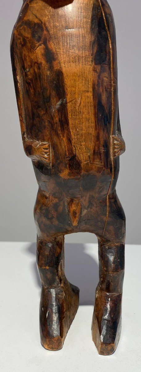 Old Statue Of The Beembe Tribe - Dr Congo African Art - Late 19th-early 20th Century.-photo-4