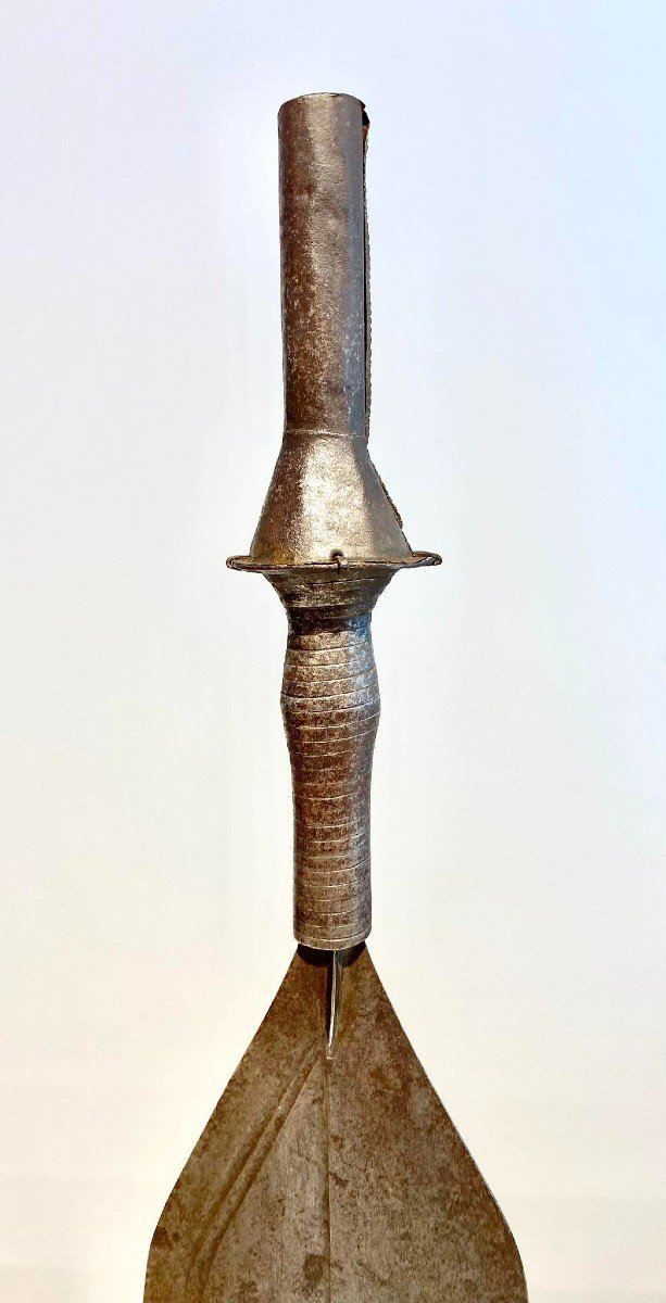 Exceptional Rare Knife From The Kota / Kele / Mbete / Mboshi / Mfinu / Nzabi Tribe Congo Gabon-photo-4