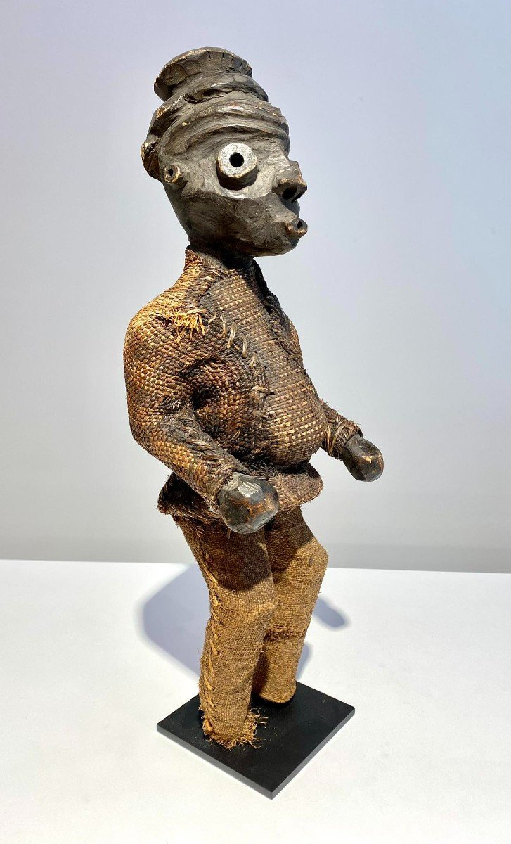 Ancient And Exceptional Anthropomorphic Statue From The Pende Tribe Dr Congo Kasaï Region -19th-photo-4