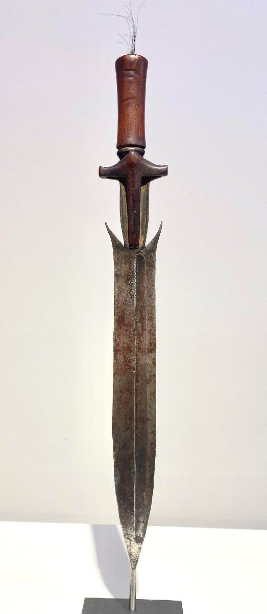 Ancient Short Fang Sword Ntsakh Ou Fa Fang People Gabon African Art Congo 19th Century-photo-5