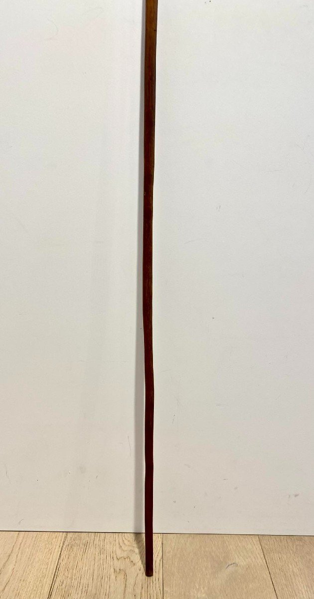 Old Spear Fiji Islands - Samoa - Tonga - Art Oceania Melanesia 19th Century 220 Cm Length -photo-2