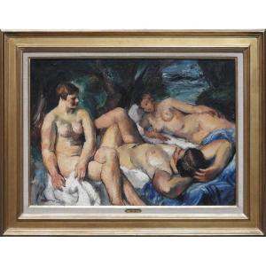 Peintre Belge d'Origine Tchèque Charles Kvapil 1884 - 1957 Paris 