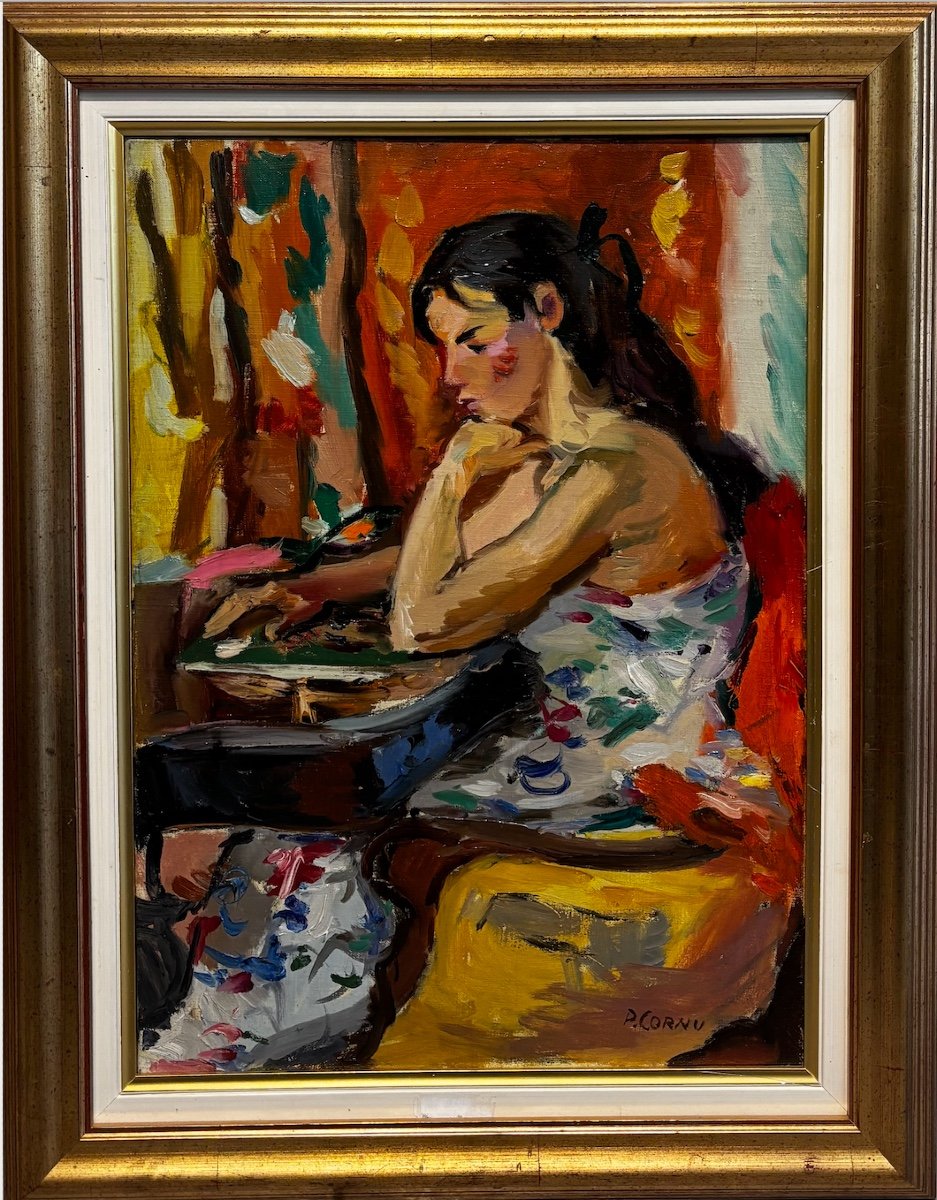 Pierre Cornu  (1895-1996) -  Portrait de femme