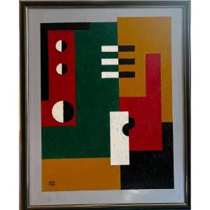 Max Jouval (1946) - Abstraction 