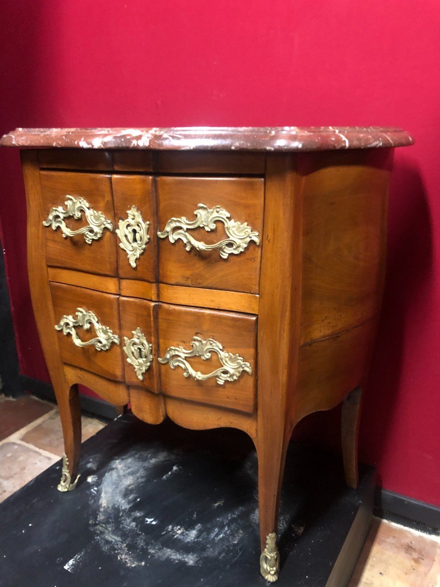 Commode D'entre Deux  Estampillée " PIERRE ROUSSEL " 18ème siècle-photo-1