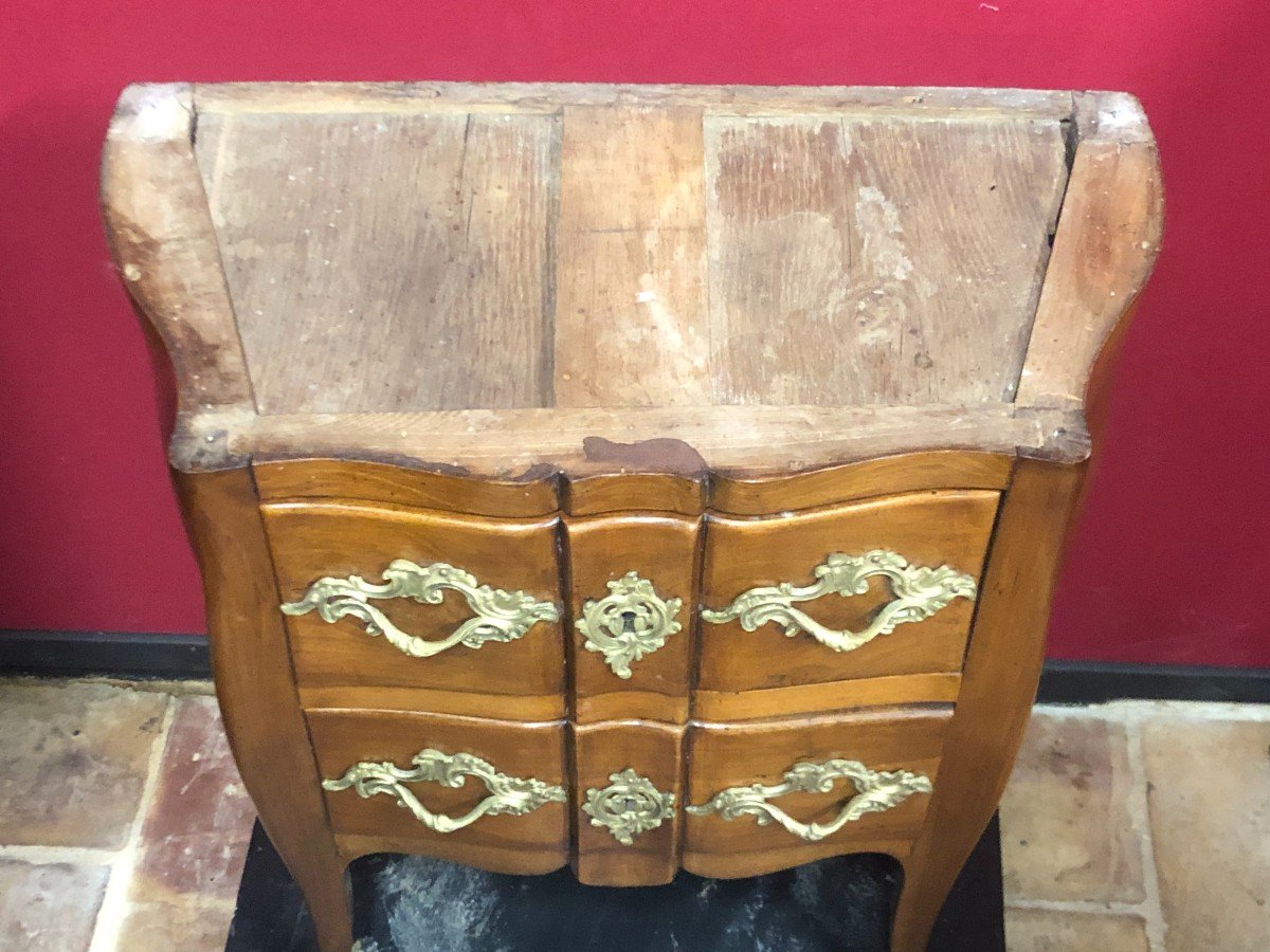 Commode D'entre Deux  Estampillée " PIERRE ROUSSEL " 18ème siècle-photo-6