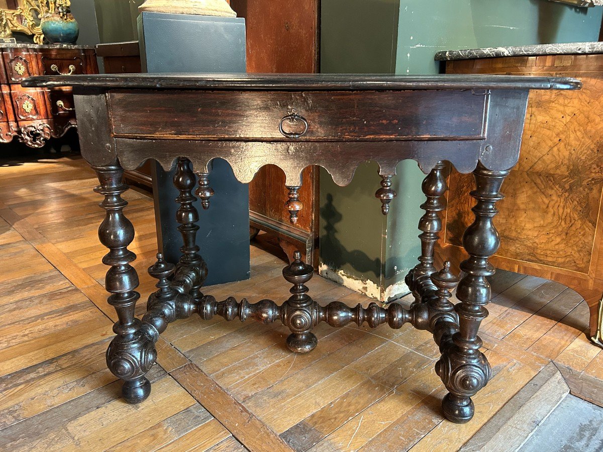 Louis XIII Period Console Table-photo-1