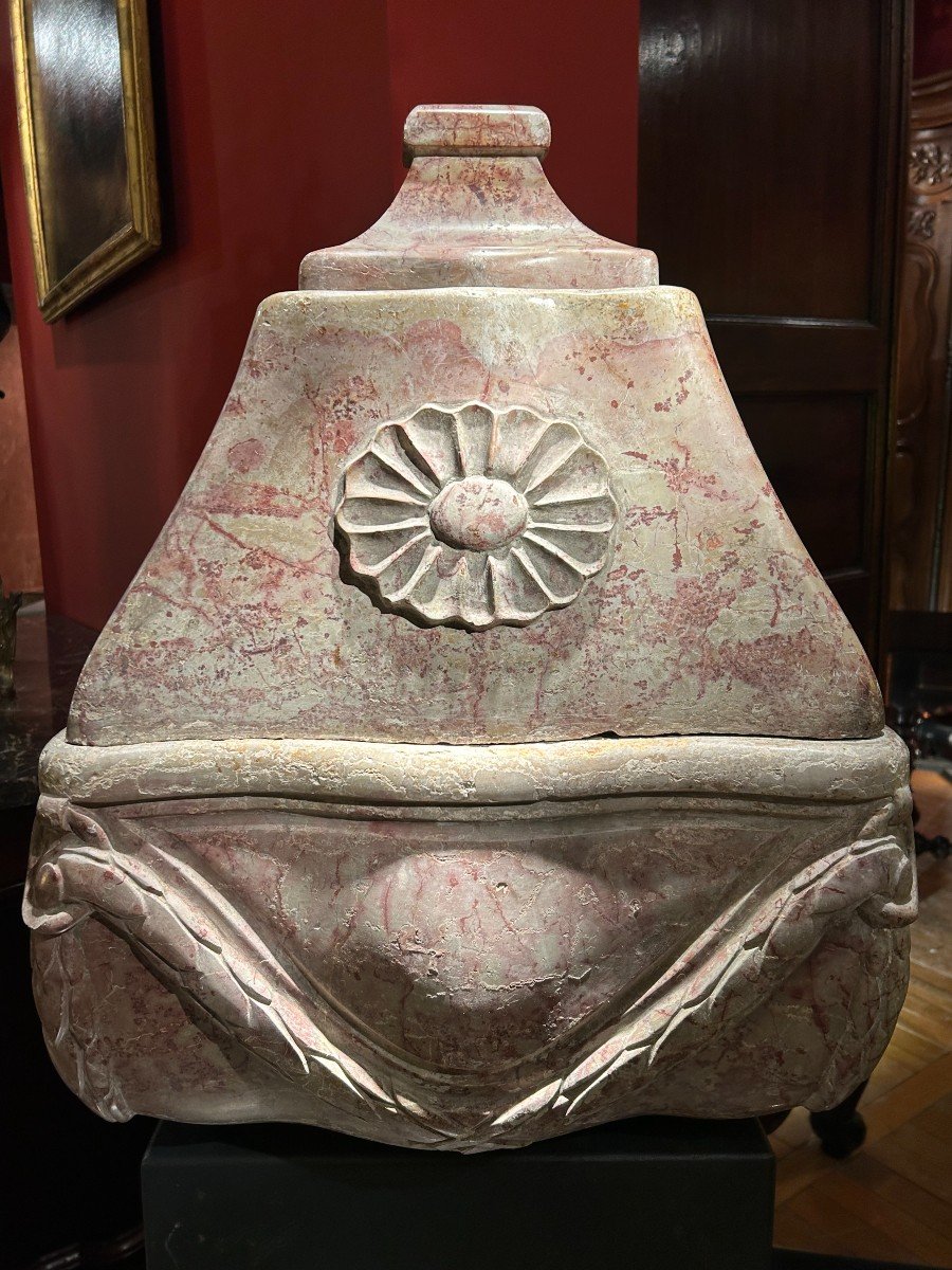 Louis XIV Period Marble Indoor Fountain 