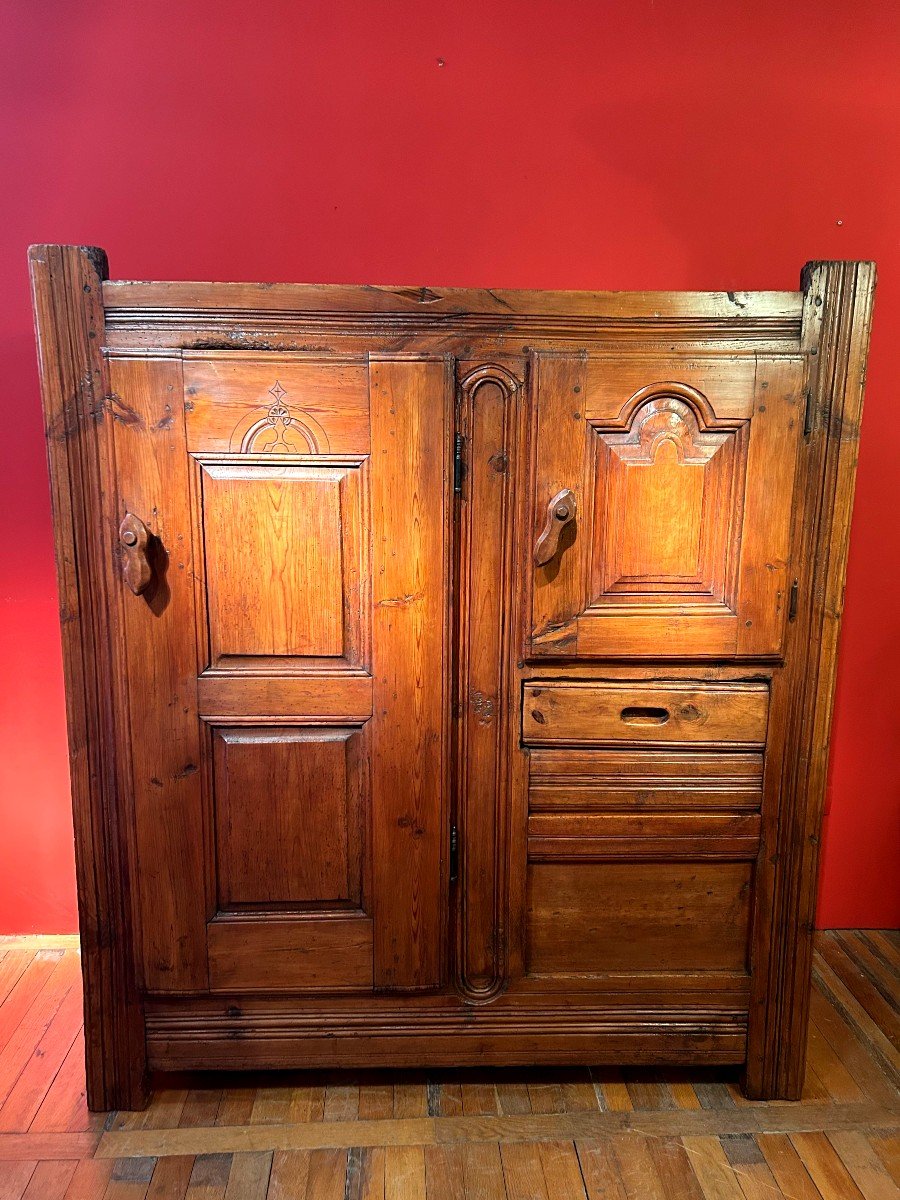 Folk Art Cabinet