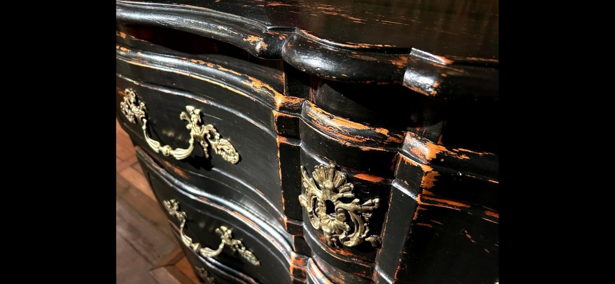 Commode Louis XIV d'époque 18ème Siècle-photo-2