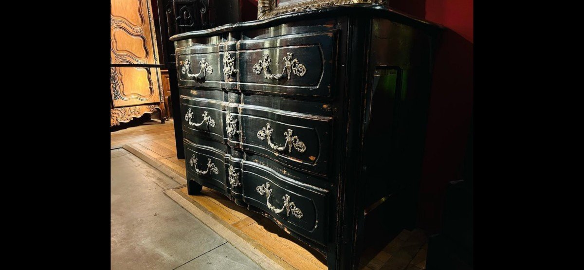 Commode Louis XIV d'époque 18ème Siècle-photo-5