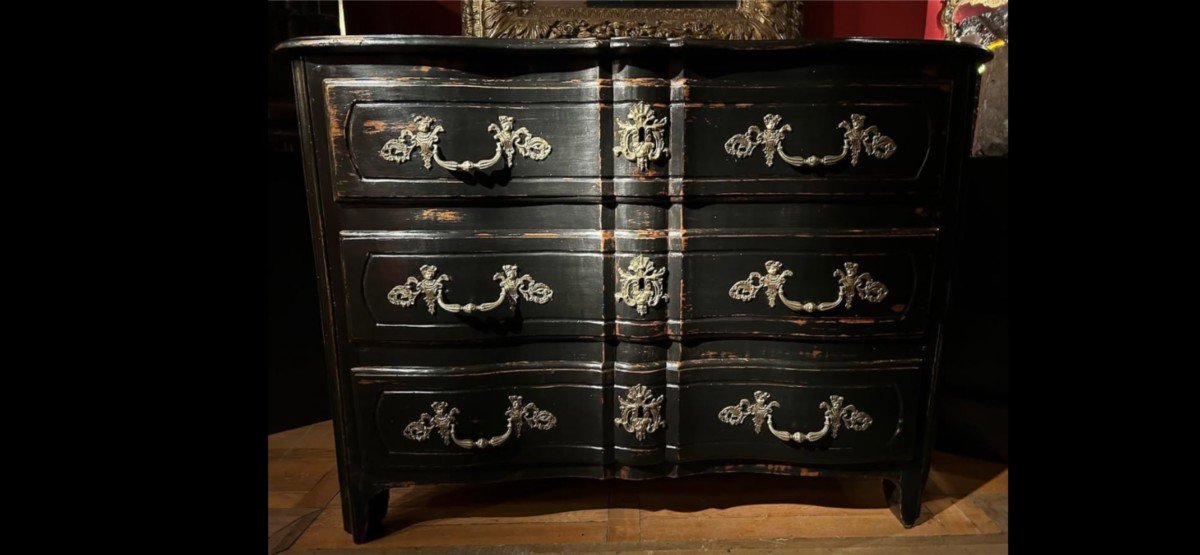 Commode Louis XIV d'époque 18ème Siècle