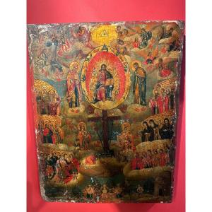 Icon Representing The Last Judgment