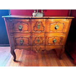 Louis XV Crossbow Chest Of Drawers 