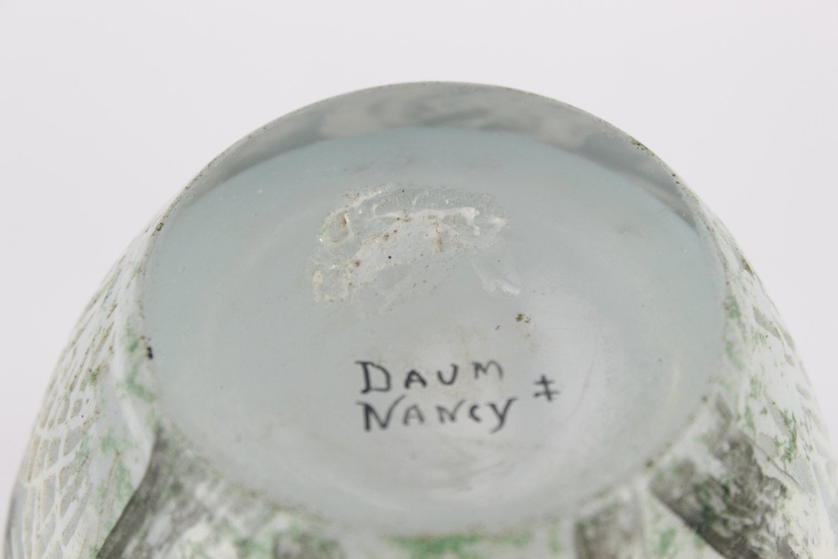 Daum Nancy Vase (swans)-photo-4