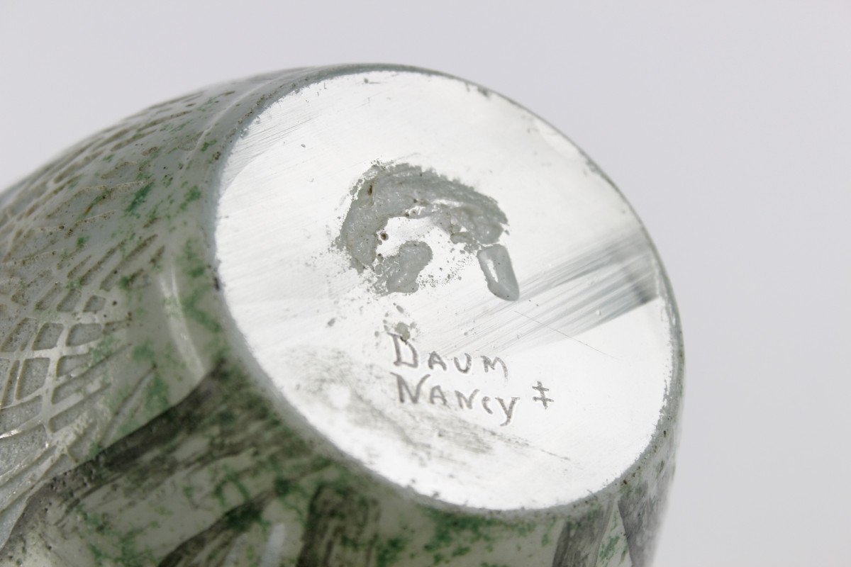 Daum Nancy Vase (swans)-photo-8