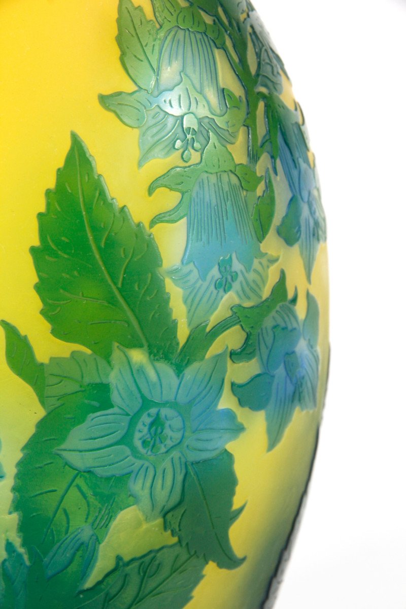 Gallé Vase (bellflowers)-photo-7