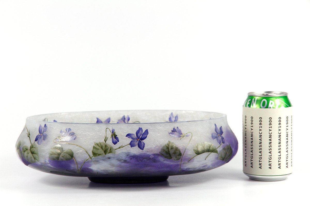 Daum Nancy Bowl (violets)-photo-4