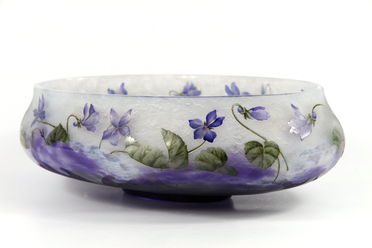 Daum Nancy Bowl (violets)-photo-4