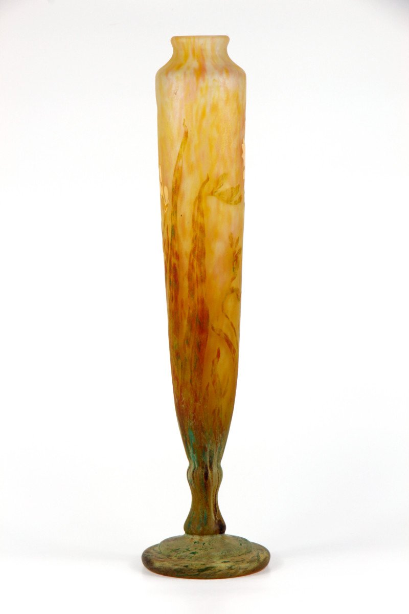 Vase Daum Nancy (freesias)-photo-2