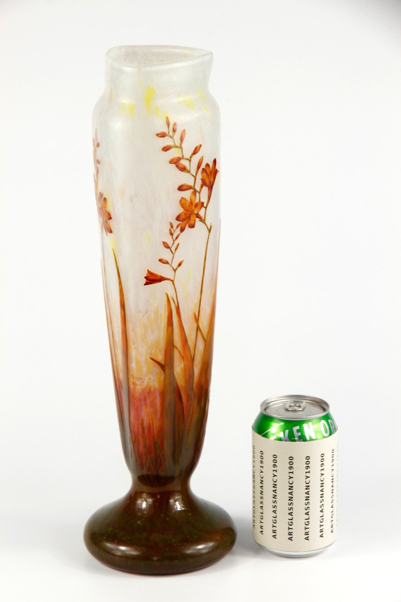 Daum Nancy Vase (montbretia)-photo-2