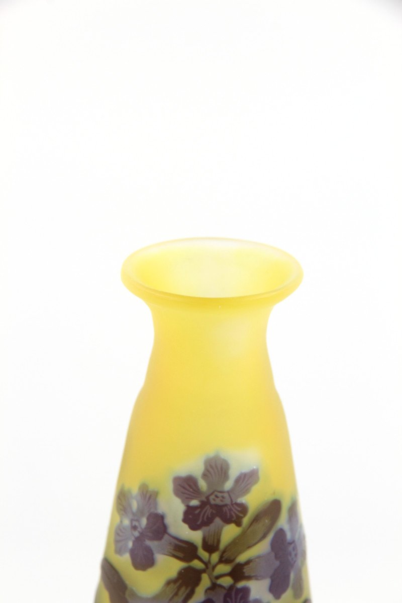 Gallé Vase (primroses)-photo-4