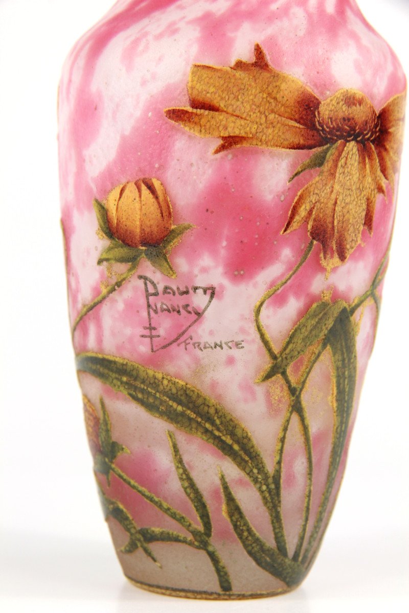 Vase Daum Nancy (arnica)-photo-4