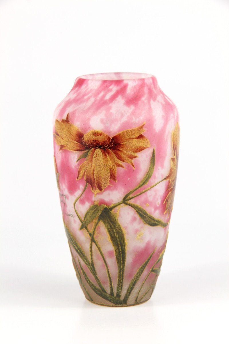 Vase Daum Nancy (arnica)-photo-1