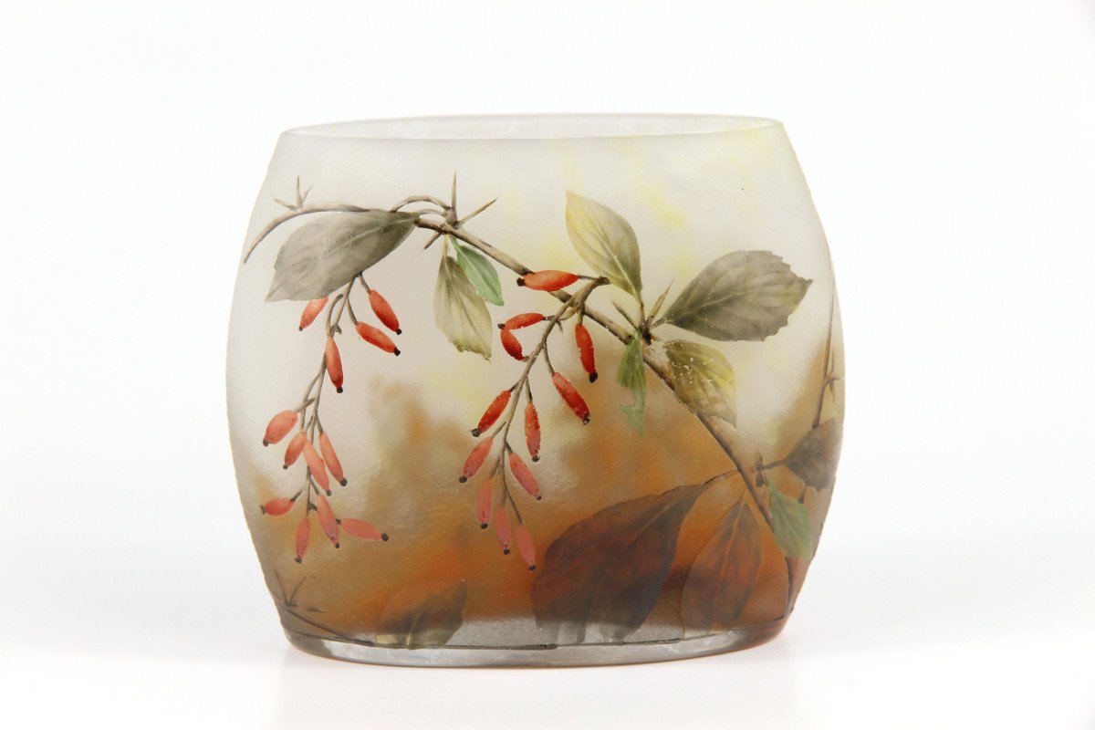 Daum Nancy Vase (barberry)-photo-2