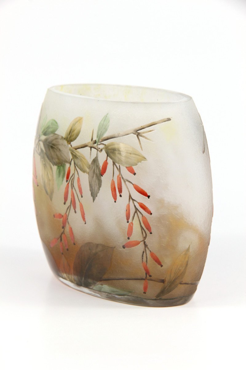 Daum Nancy Vase (barberry)-photo-1