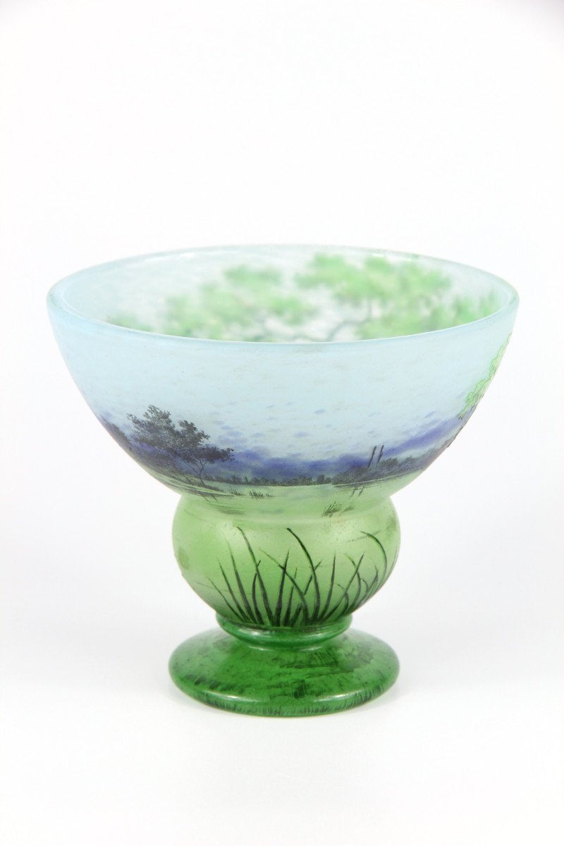 Daum Nancy Vase (river Landscape)-photo-2