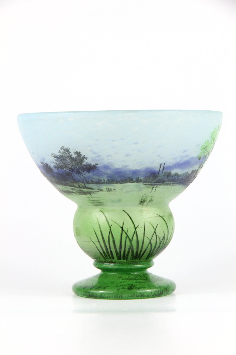 Daum Nancy Vase (river Landscape)-photo-2