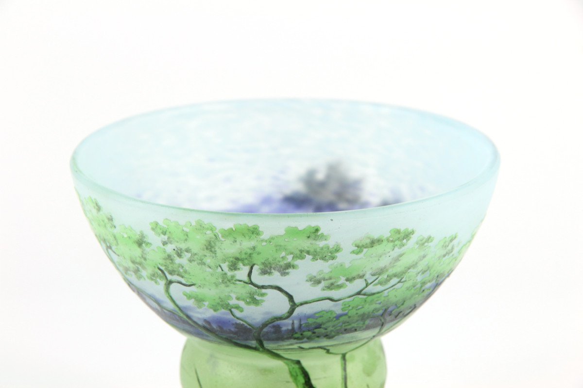 Daum Nancy Vase (river Landscape)-photo-4