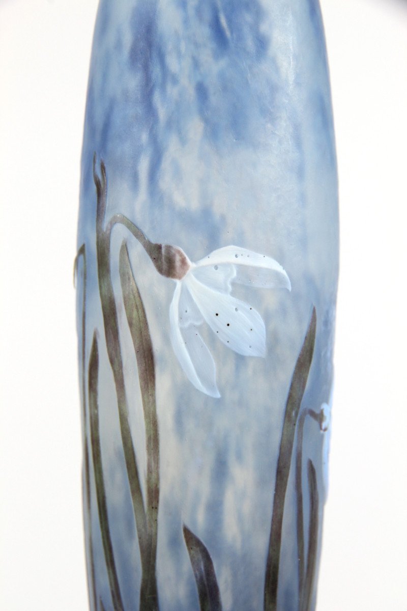 Vase Daum Nancy (perce-neige)-photo-4